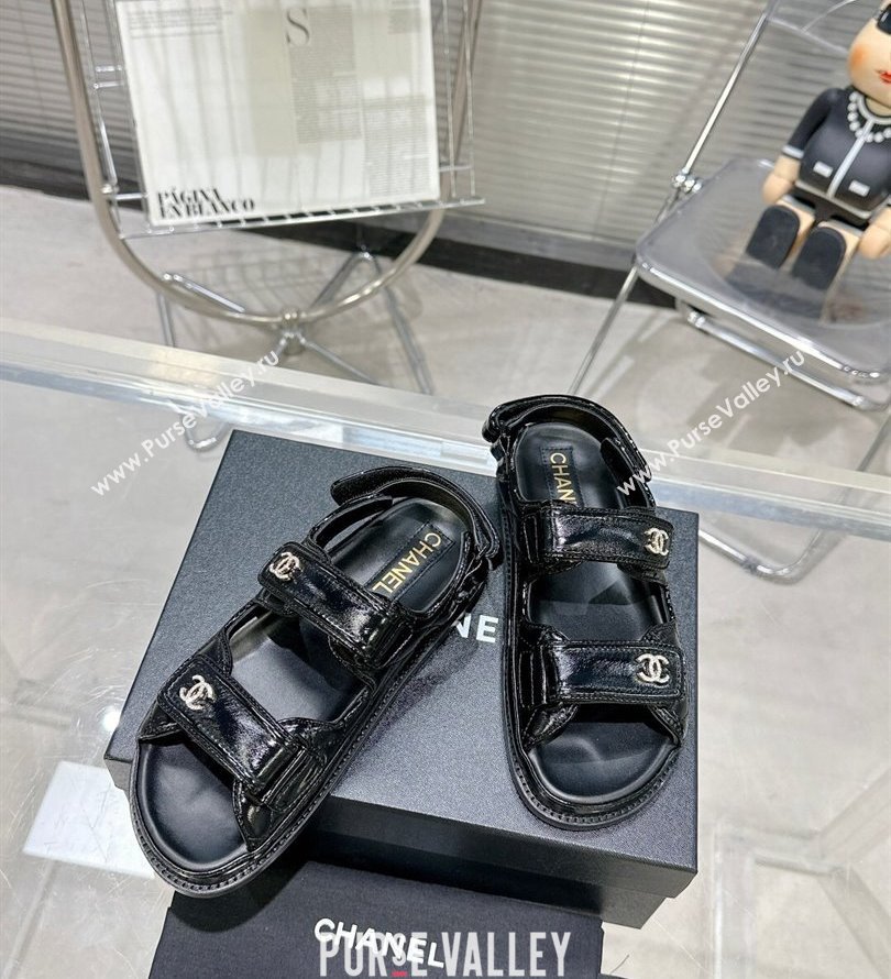 Chanel CC Logo Beach Sandals 10 2024 (modeng-24030430)