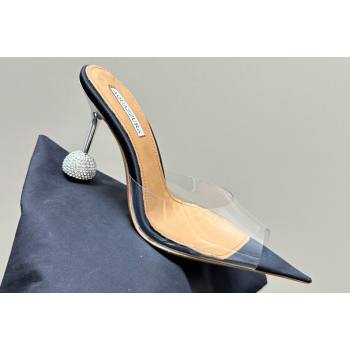 Aquazzura Heel 8.5cm PVC Yes Darling Mules 02 2024 (modeng-24032302)