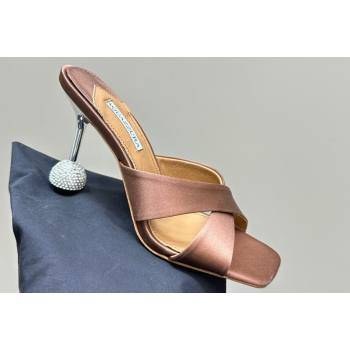 Aquazzura Heel 8.5cm Yes Darling Mules with crossover straps 07 2024 (modeng-240323a07)