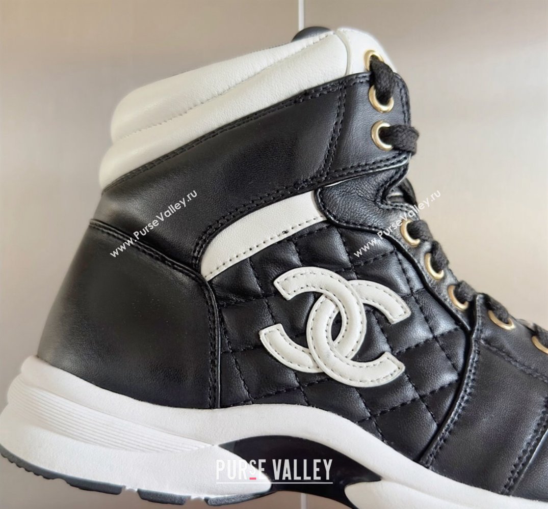 Chanel Quilting CC Logo High-top Sneakers Top Quality 05 2024 (guoran-240305g05)