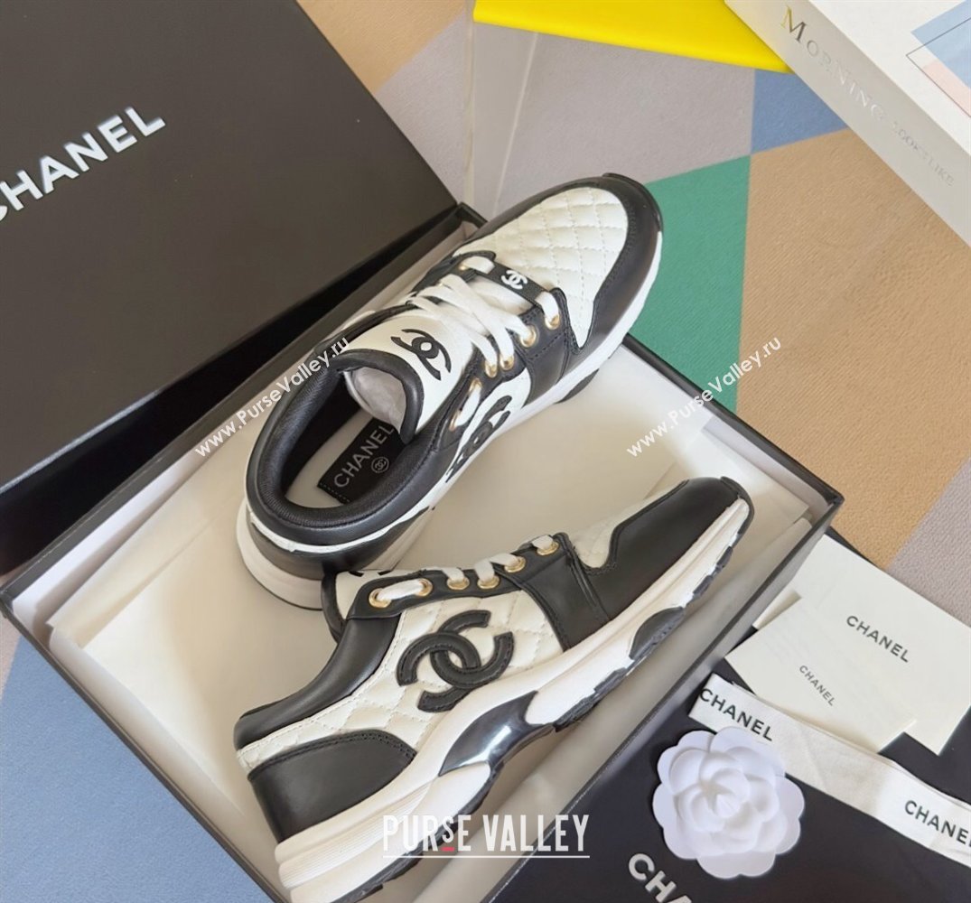 Chanel Quilting CC Logo Low-top Sneakers Top Quality 01 2024 (guoran-240305g31)