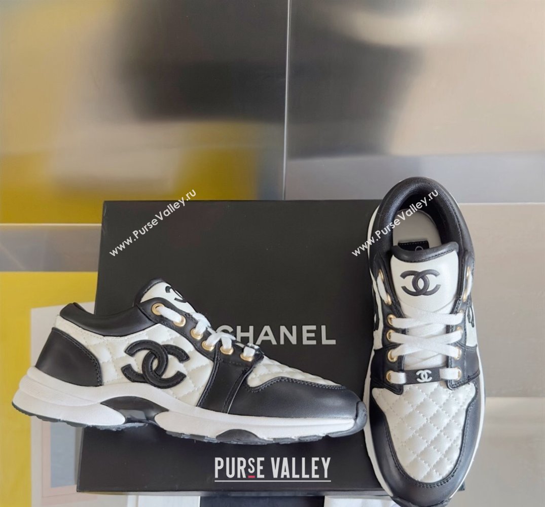 Chanel Quilting CC Logo Low-top Sneakers Top Quality 01 2024 (guoran-240305g31)