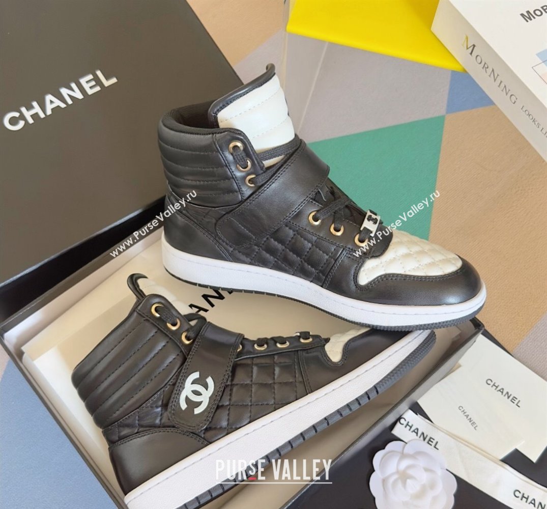 Chanel Quilting CC Logo High-top Sneakers Top Quality 09 2024 (guoran-240305g09)