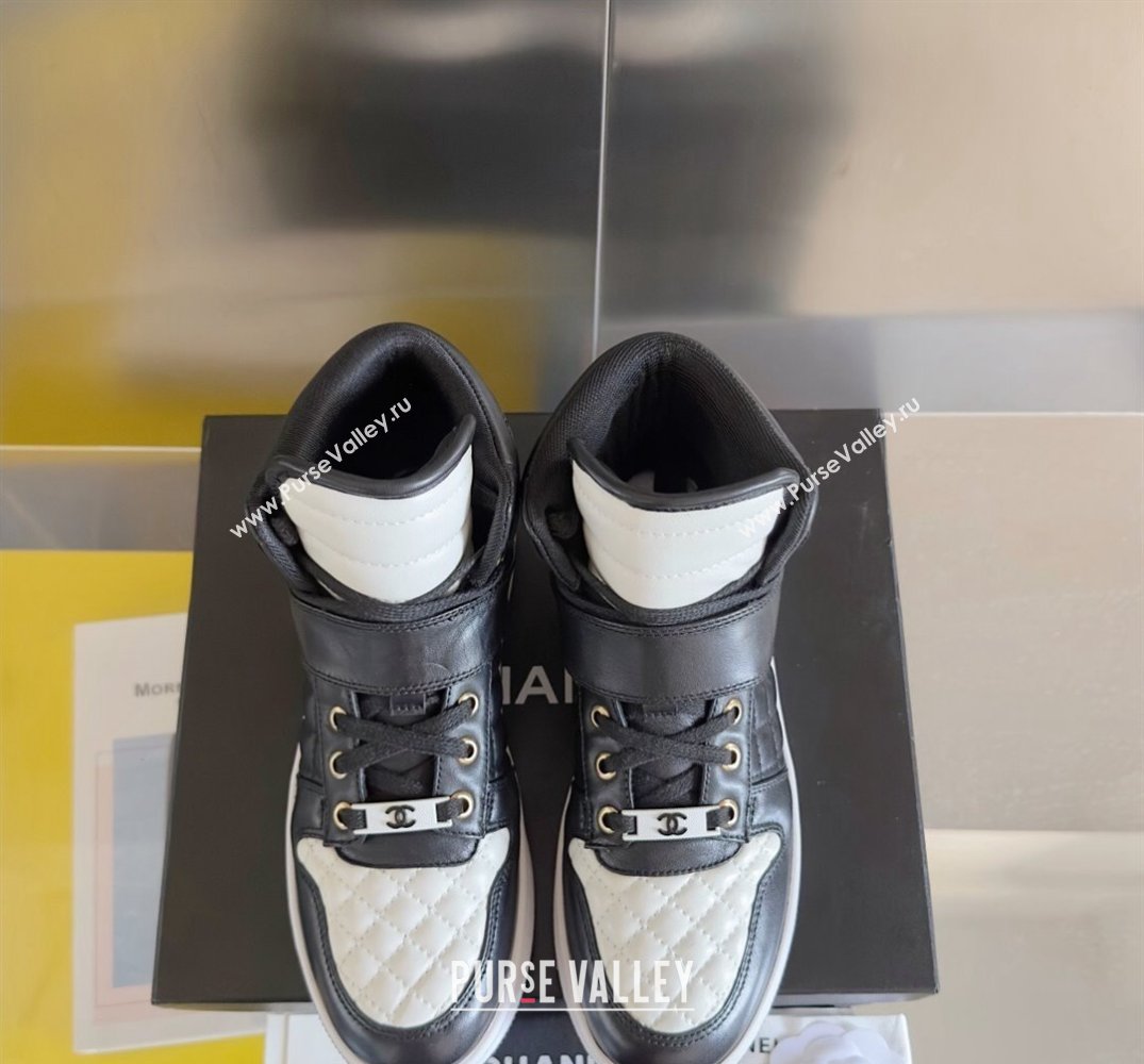 Chanel Quilting CC Logo High-top Sneakers Top Quality 09 2024 (guoran-240305g09)