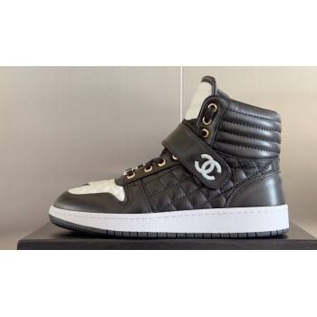 Chanel Quilting CC Logo High-top Sneakers Top Quality 09 2024 (guoran-240305g09)