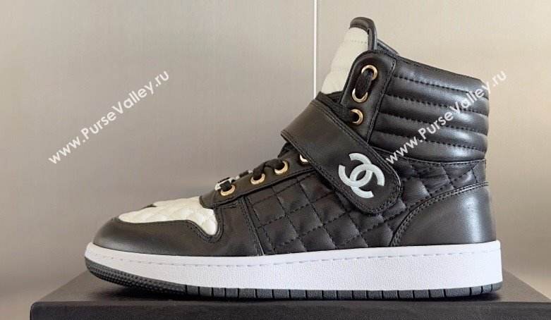 Chanel Quilting CC Logo High-top Sneakers Top Quality 09 2024 (guoran-240305g09)