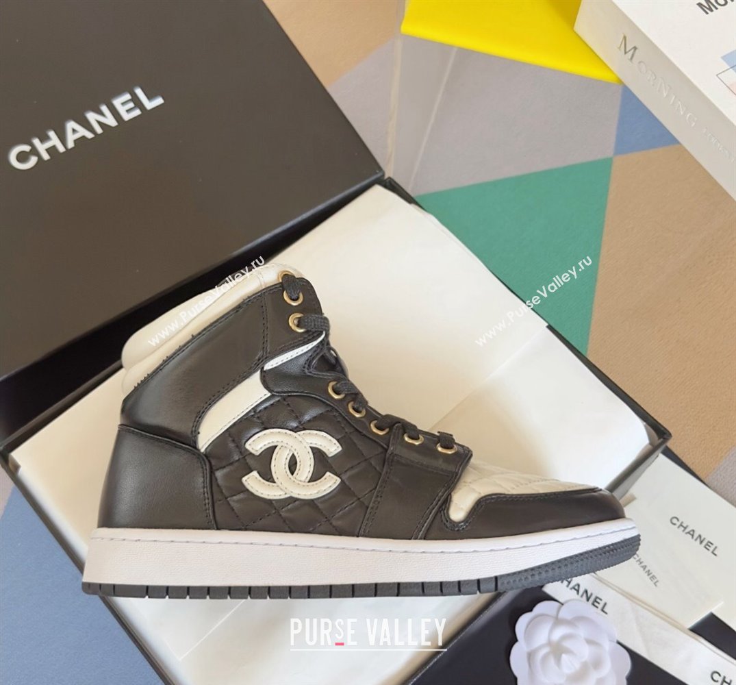 Chanel Quilting CC Logo High-top Sneakers Top Quality 11 2024 (guoran-240305g11)