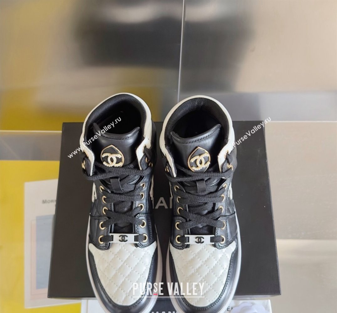 Chanel Quilting CC Logo High-top Sneakers Top Quality 11 2024 (guoran-240305g11)