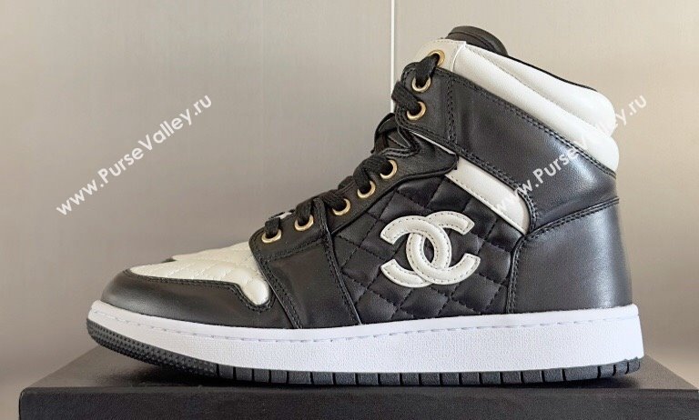 Chanel Quilting CC Logo High-top Sneakers Top Quality 11 2024 (guoran-240305g11)