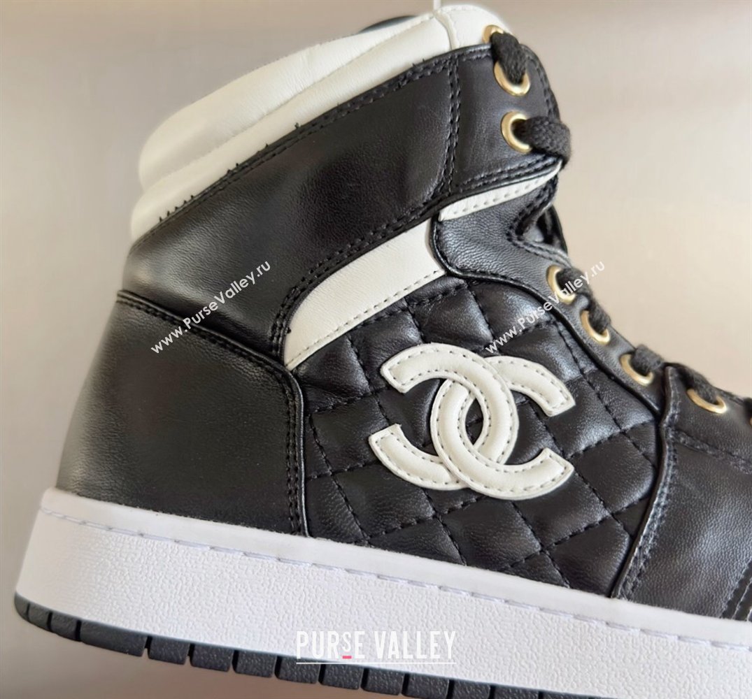 Chanel Quilting CC Logo High-top Sneakers Top Quality 11 2024 (guoran-240305g11)