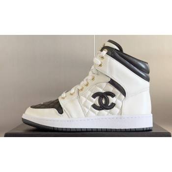 Chanel Quilting CC Logo High-top Sneakers Top Quality 12 2024 (guoran-240305g12)