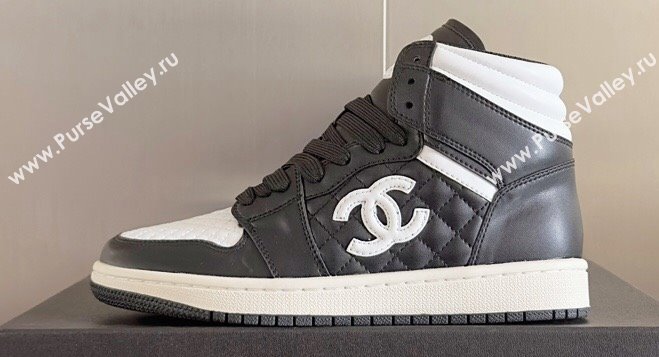 Chanel Quilting CC Logo High-top Women/Men Sneakers Top Quality 01 2024 (guoran-240305g21)