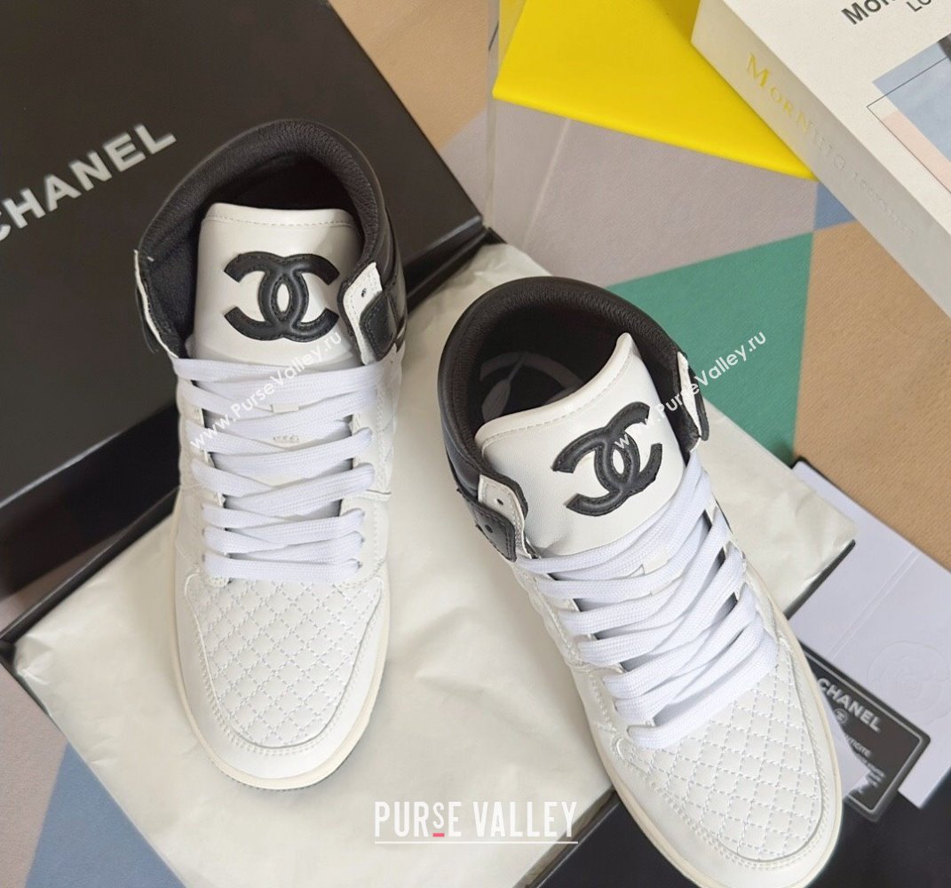 Chanel Quilting CC Logo High-top Women/Men Sneakers Top Quality 02 2024 (guoran-240305g22)