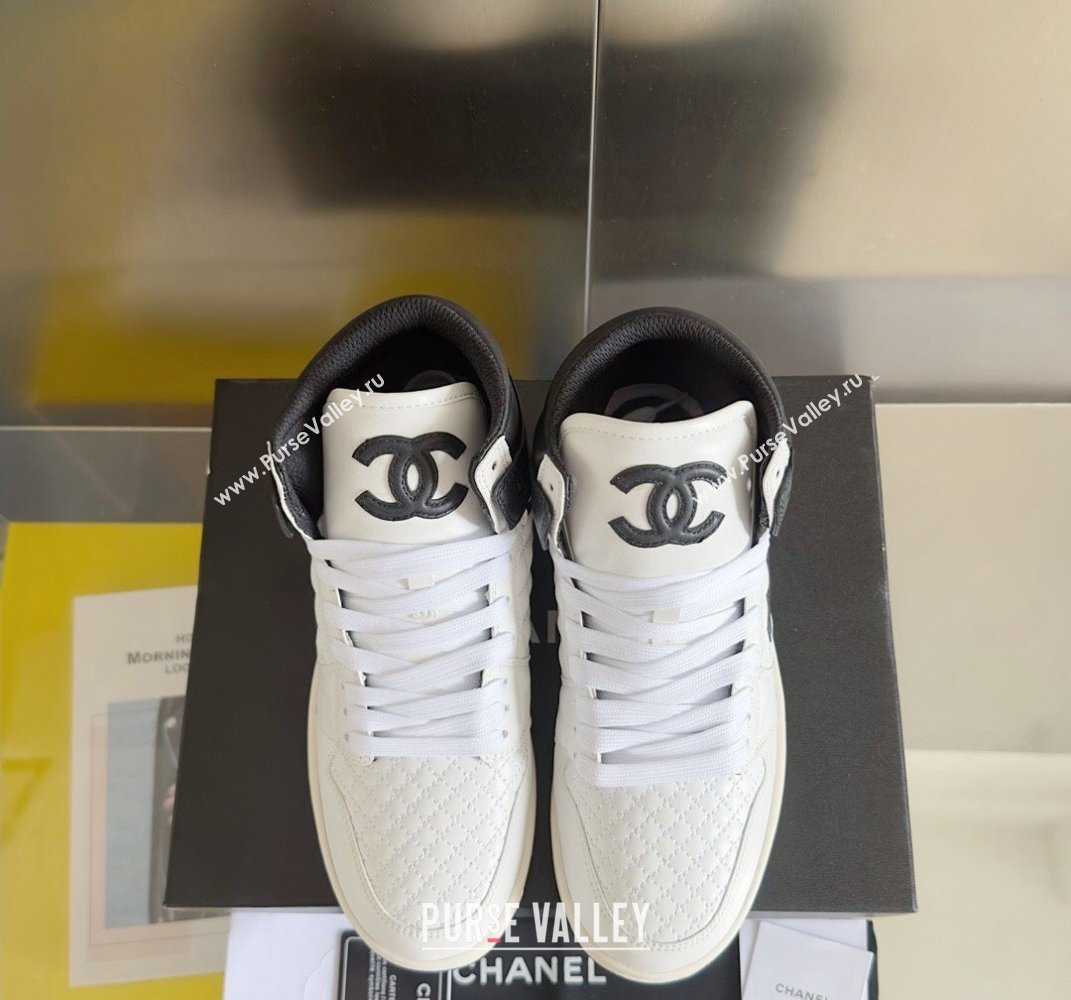 Chanel Quilting CC Logo High-top Women/Men Sneakers Top Quality 02 2024 (guoran-240305g22)