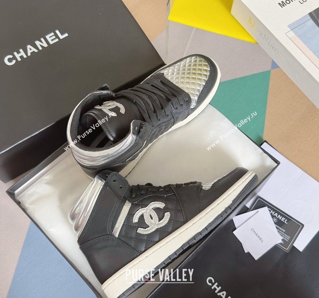 Chanel Quilting CC Logo High-top Women/Men Sneakers Top Quality 06 2024 (guoran-240305g26)