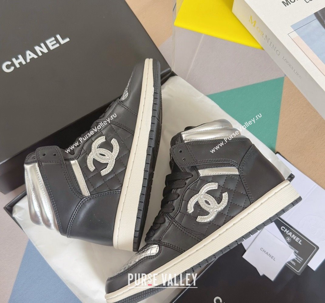 Chanel Quilting CC Logo High-top Women/Men Sneakers Top Quality 06 2024 (guoran-240305g26)