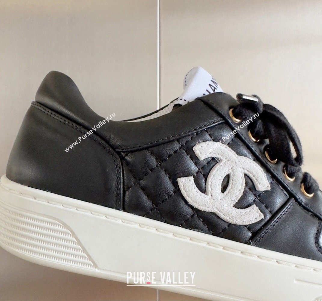 Chanel Quilting CC Logo Low-top Sneakers Top Quality 05 2024 (guoran-240305g35)