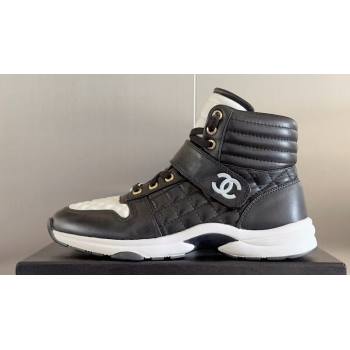 Chanel Quilting CC Logo High-top Sneakers Top Quality 03 2024 (guoran-240305g03)