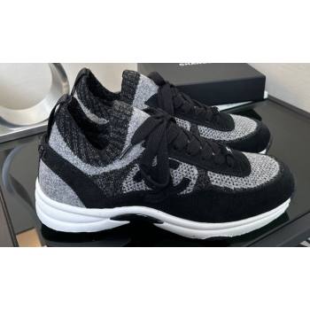 Chanel CC Logo Mesh Sneakers Black 2024 (xo-24030503)