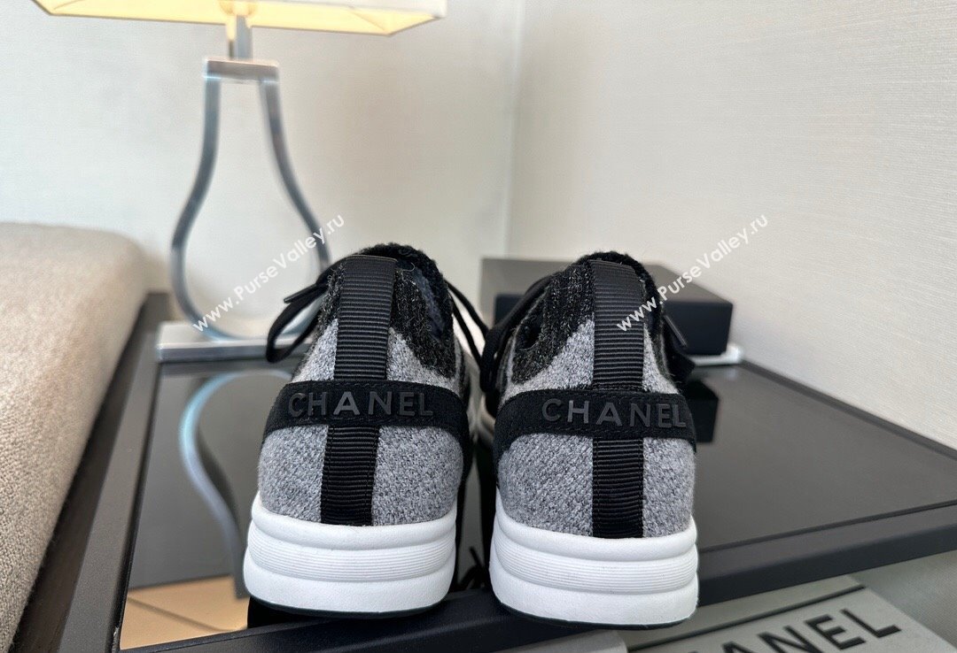 Chanel CC Logo Mesh Sneakers Black 2024 (xo-24030503)