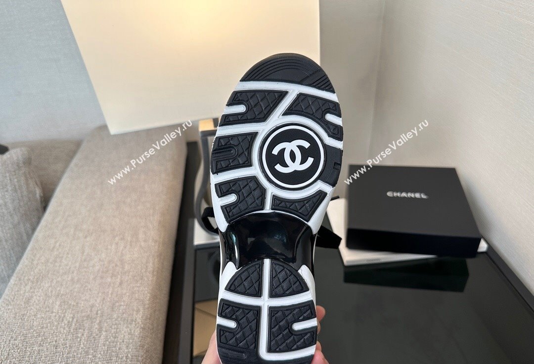 Chanel CC Logo Mesh Sneakers Black 2024 (xo-24030503)