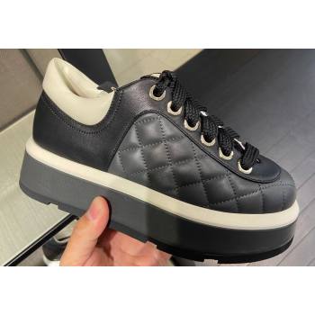 Chanel Quilting Platform Sneakers Black 2024 (xo-24030508)