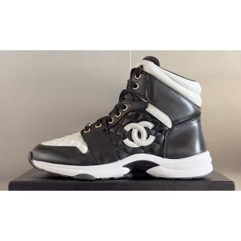 Chanel Quilting CC Logo High-top Sneakers Top Quality 05 2024 (guoran-240305g05)