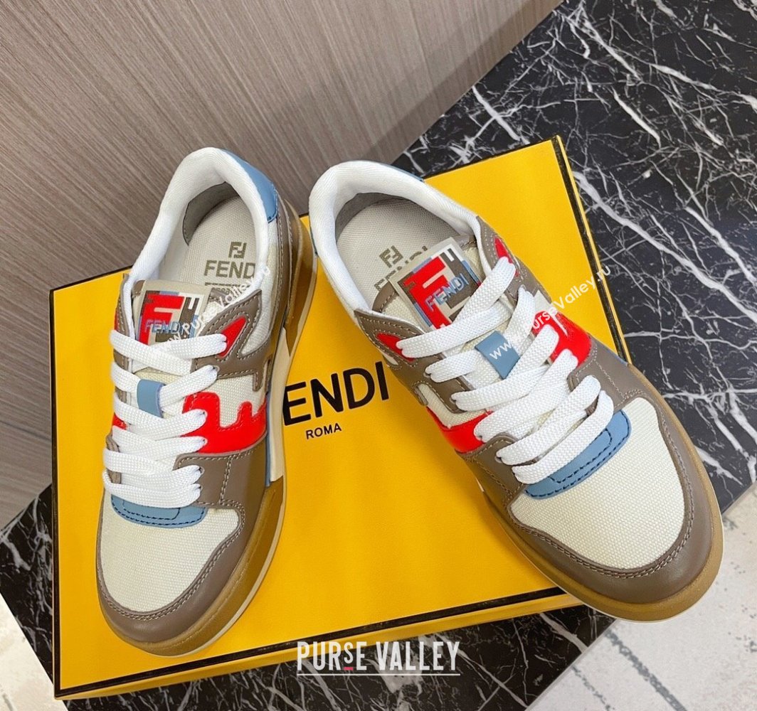 Fendi Match Leather low tops Women/Men Sneakers 13 2024 (modeng-240319f13)