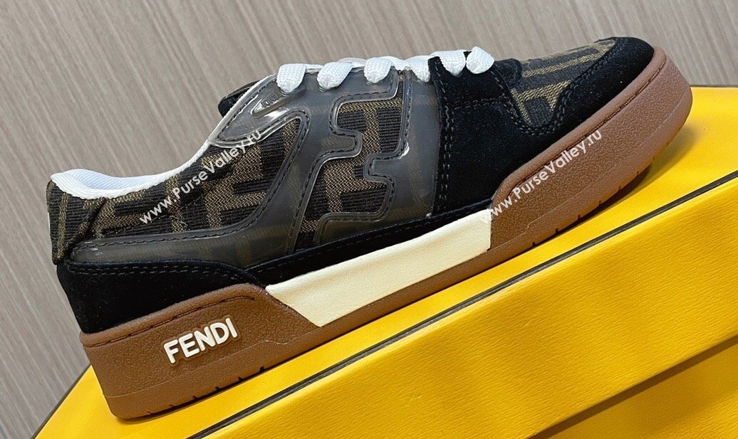 Fendi Match Leather low tops Women/Men Sneakers 17 2024 (modeng-240319f17)