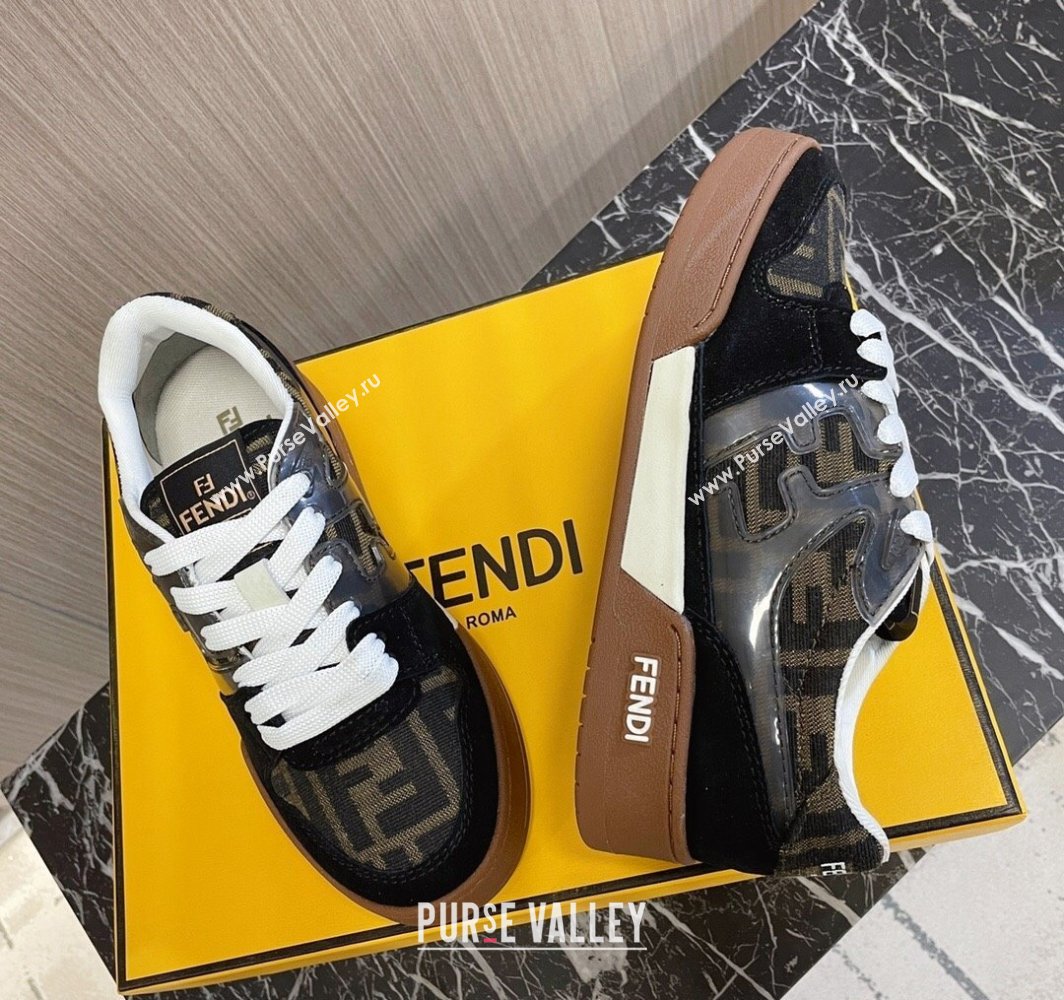 Fendi Match Leather low tops Women/Men Sneakers 17 2024 (modeng-240319f17)