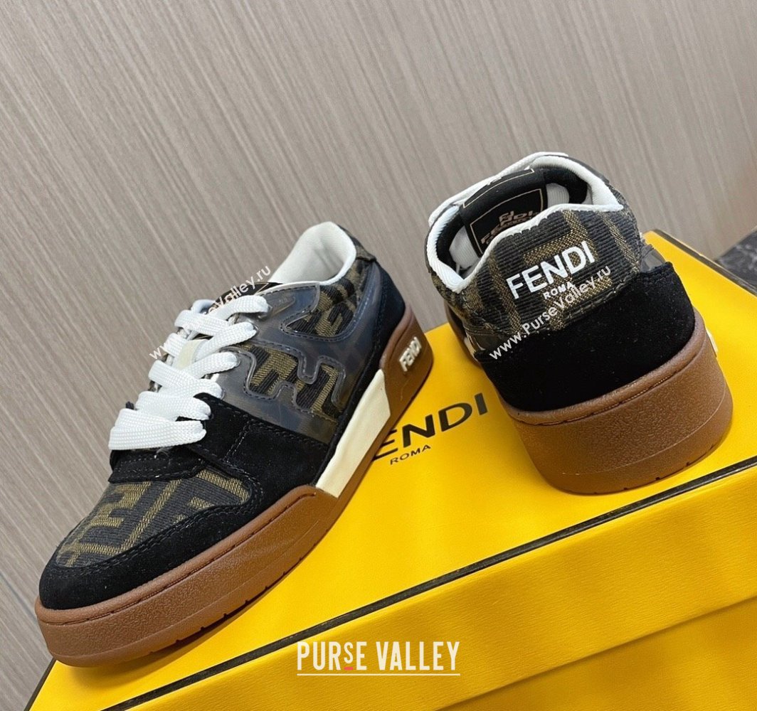 Fendi Match Leather low tops Women/Men Sneakers 17 2024 (modeng-240319f17)