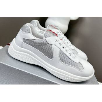 Prada leather and technical fabric Prada Americas Cup Women/Men Sneakers 09 2024 (modeng-24031909)