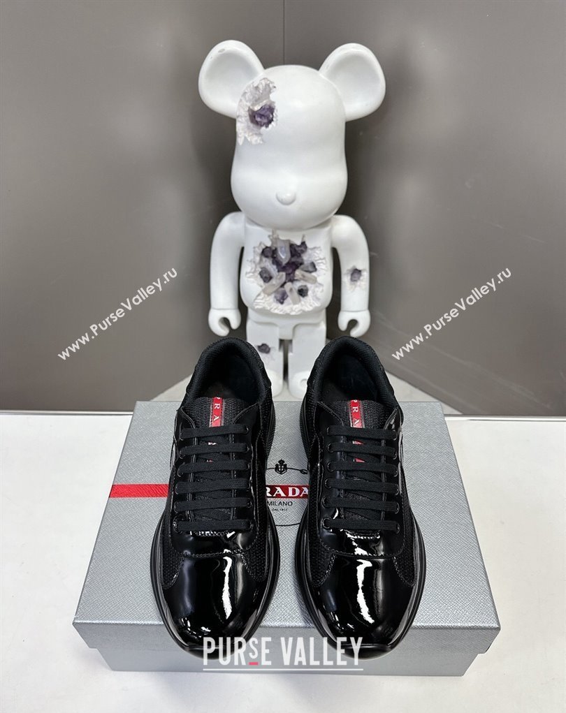 Prada leather and technical fabric Prada Americas Cup Women/Men Sneakers 14 2024 (modeng-24031914)