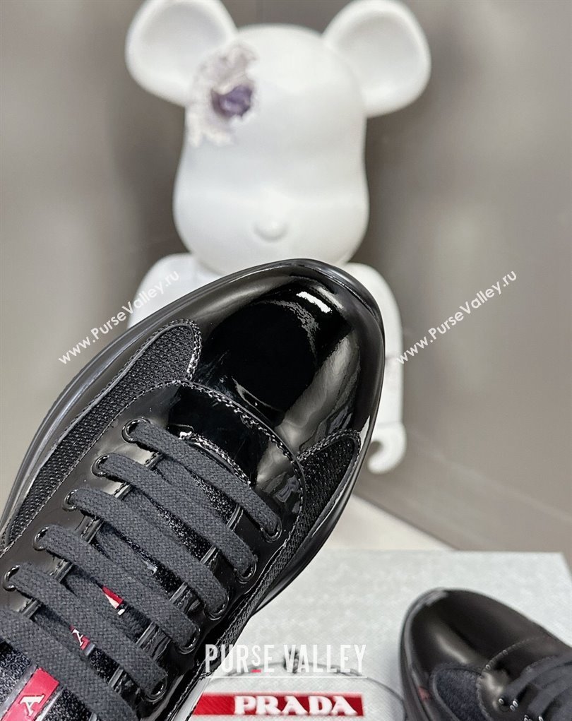 Prada leather and technical fabric Prada Americas Cup Women/Men Sneakers 14 2024 (modeng-24031914)