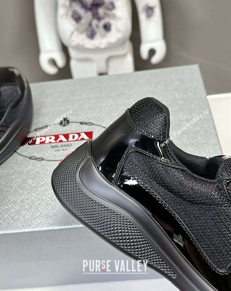 Prada leather and technical fabric Prada Americas Cup Women/Men Sneakers 14 2024 (modeng-24031914)