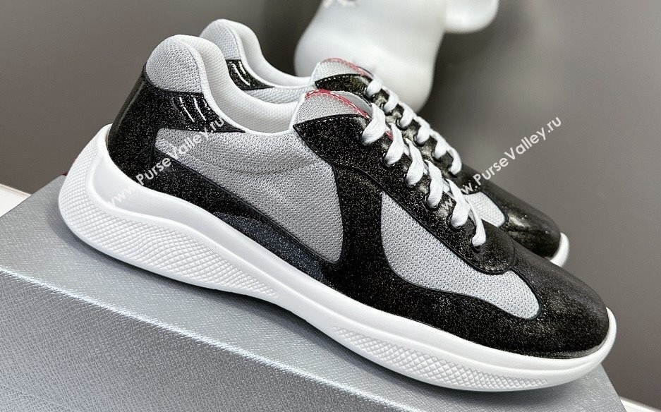 Prada leather and technical fabric Prada Americas Cup Women/Men Sneakers 19 2024 (modeng-24031919)