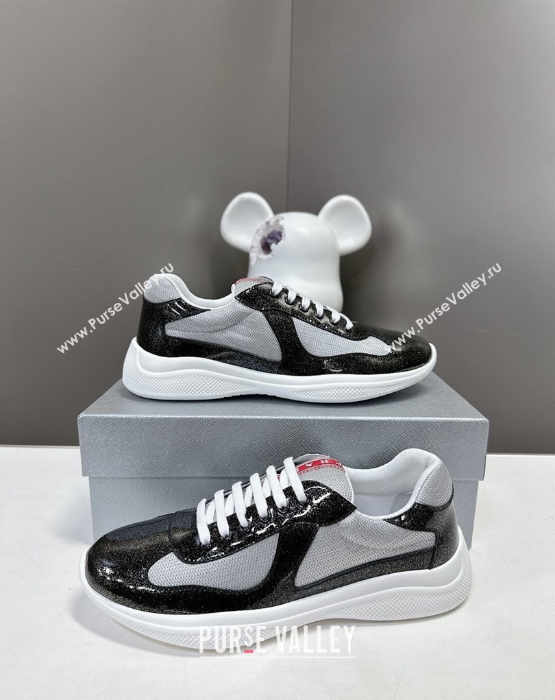 Prada leather and technical fabric Prada Americas Cup Women/Men Sneakers 19 2024 (modeng-24031919)