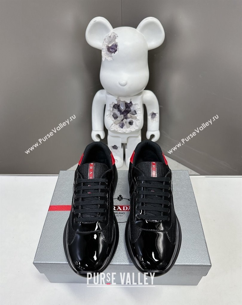 Prada leather and technical fabric Prada Americas Cup Women/Men Sneakers 20 2024 (modeng-24031920)