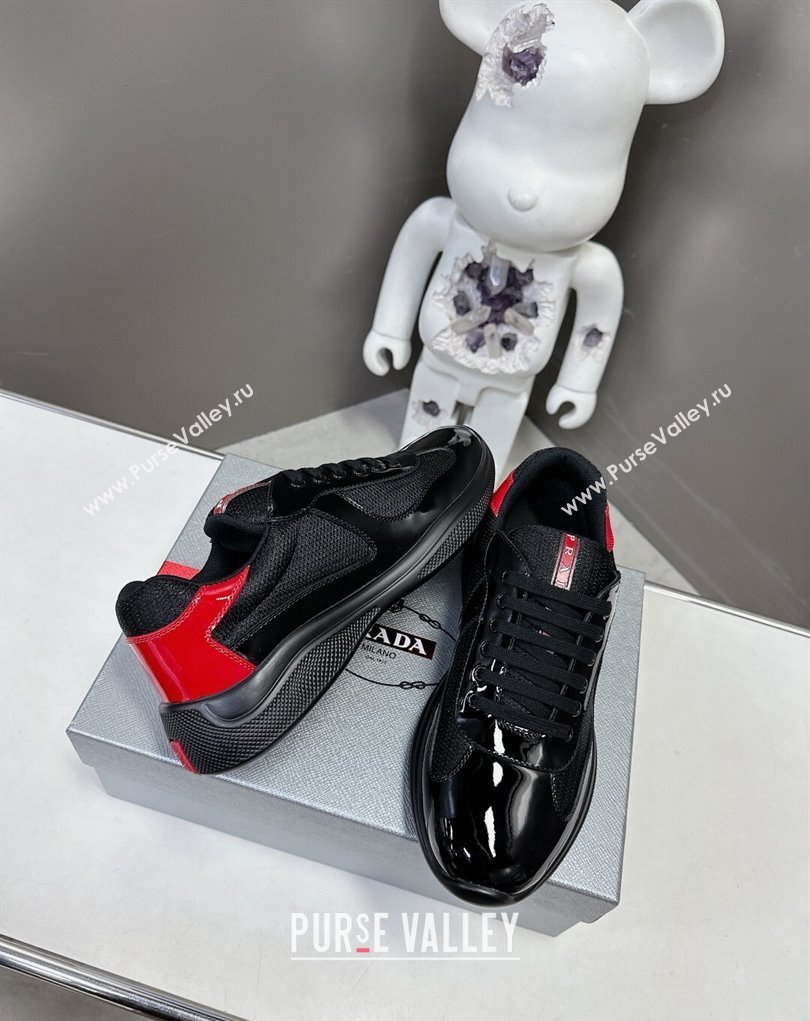 Prada leather and technical fabric Prada Americas Cup Women/Men Sneakers 20 2024 (modeng-24031920)