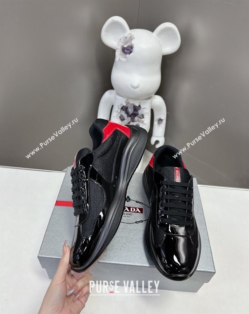 Prada leather and technical fabric Prada Americas Cup Women/Men Sneakers 20 2024 (modeng-24031920)