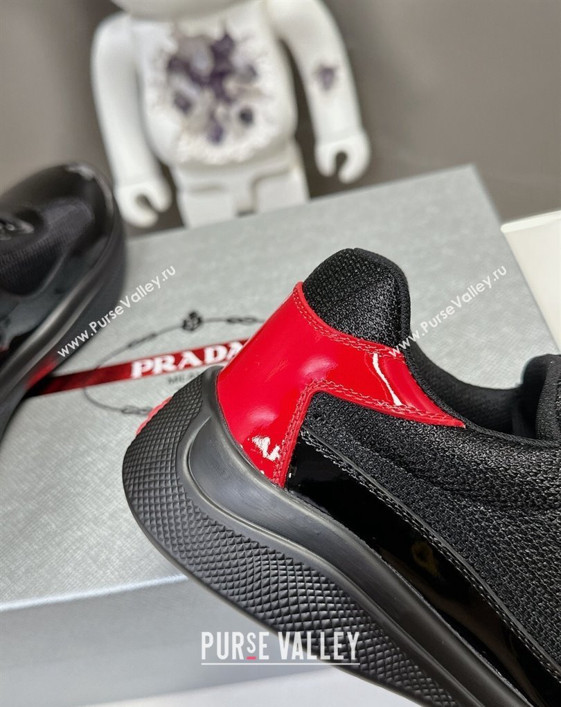 Prada leather and technical fabric Prada Americas Cup Women/Men Sneakers 20 2024 (modeng-24031920)