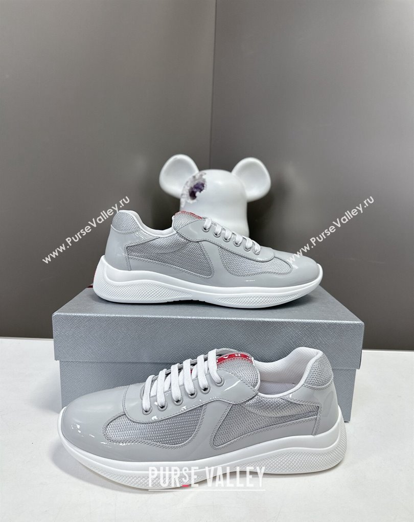 Prada leather and technical fabric Prada Americas Cup Women/Men Sneakers 24 2024 (modeng-24031924)