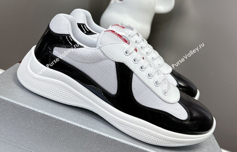 Prada leather and technical fabric Prada Americas Cup Women/Men Sneakers 31 2024 (modeng-24031931)