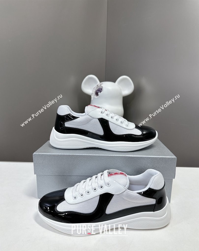 Prada leather and technical fabric Prada Americas Cup Women/Men Sneakers 31 2024 (modeng-24031931)