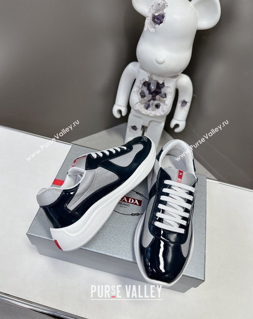 Prada leather and technical fabric Prada Americas Cup Women/Men Sneakers 32 2024 (modeng-24031932)