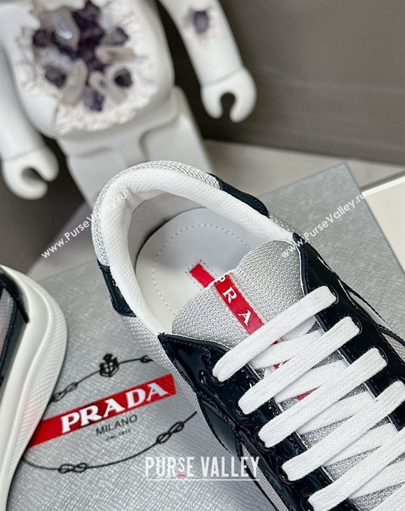 Prada leather and technical fabric Prada Americas Cup Women/Men Sneakers 32 2024 (modeng-24031932)