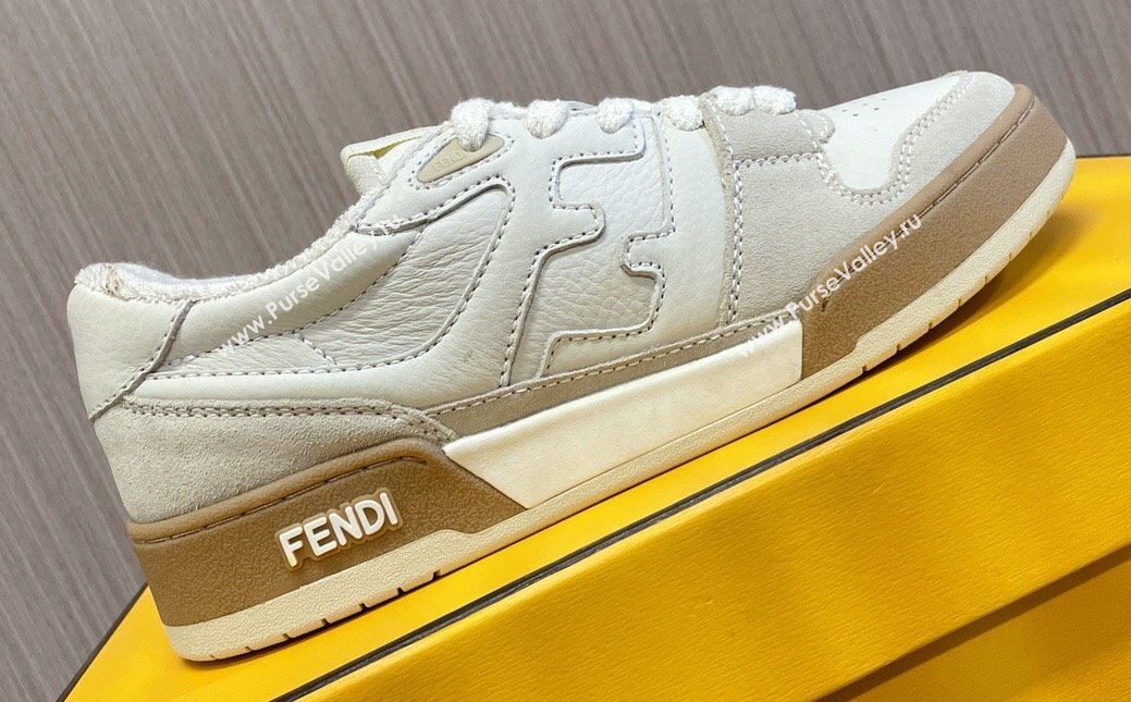 Fendi Match Leather low tops Women/Men Sneakers 03 2024 (modeng-240319f03)