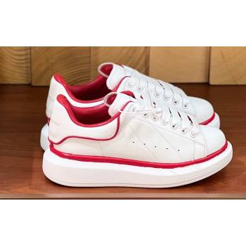 Alexander McQueen Oversized Women/Men Sneakers in Calf Leather 02 2024 (kaola-24030802)