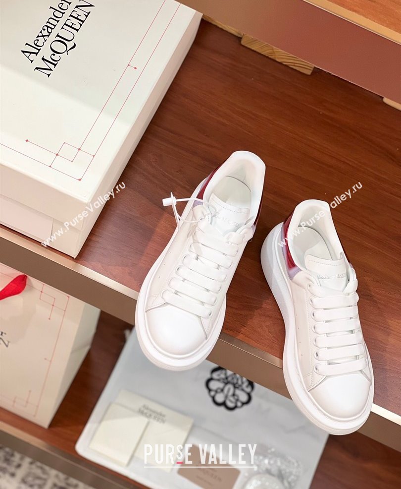 Alexander McQueen Oversized Women/Men Sneakers in Calf Leather 06 2024 (kaola-24030806)