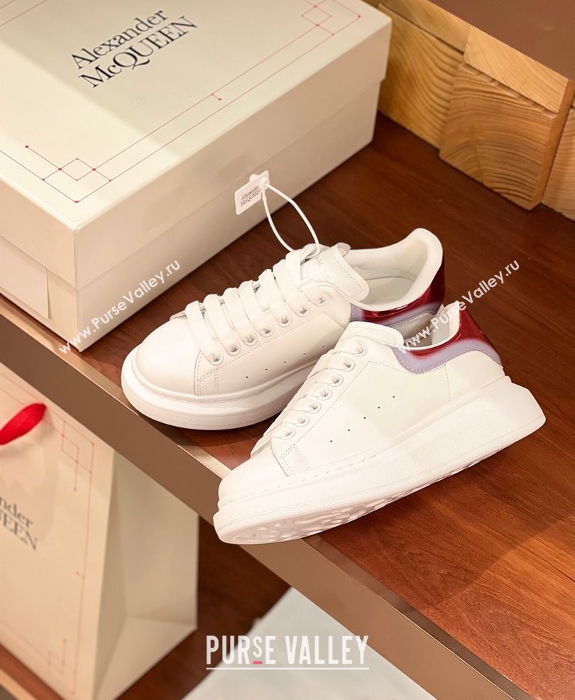 Alexander McQueen Oversized Women/Men Sneakers in Calf Leather 06 2024 (kaola-24030806)